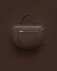 Kožená kabelka Alma hnedá