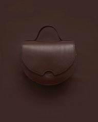 Kožená kabelka Alma hnedá