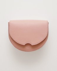Kožená crossbody kabelka Anita jemná ružová