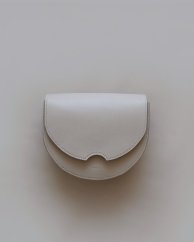 Kožená crossbody kabelka Anita bledosivá