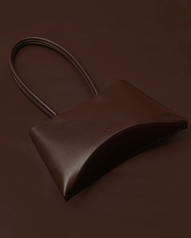 Kožená kabelka Meda čokoládová