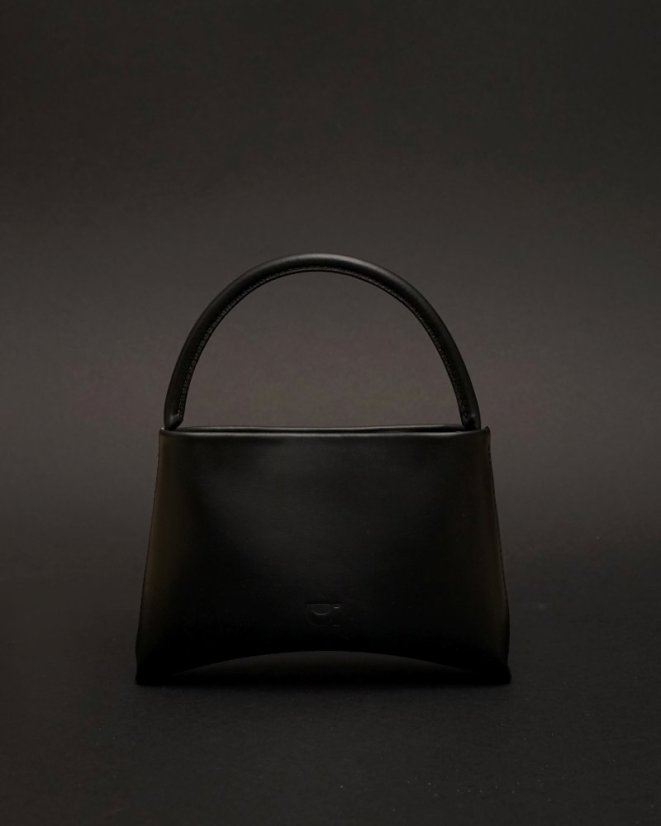 Kožená kabelka Mila čierna