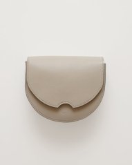 Kožená crossbody kabelka Anita holubičia sivá