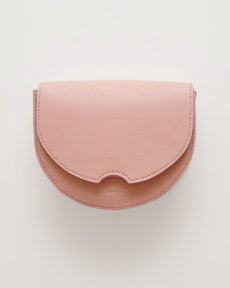 Kožená crossbody kabelka Anita jemná ružová