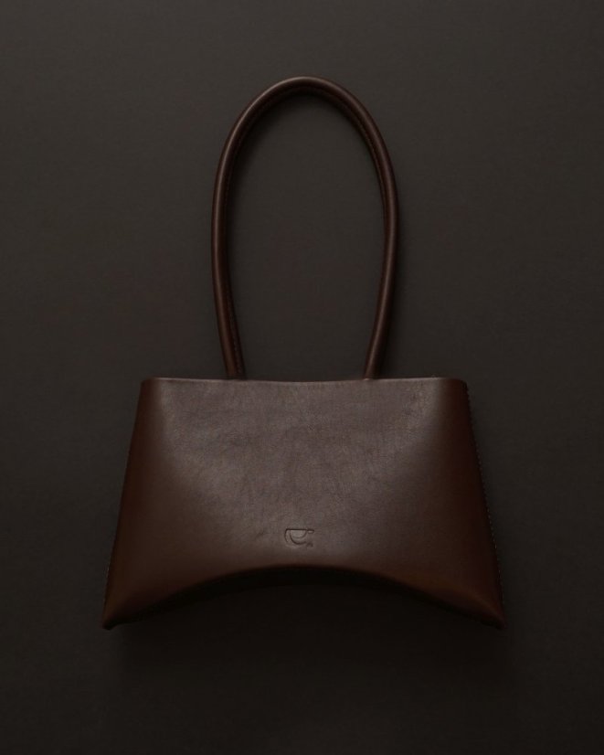 Kožená kabelka Meda čokoládová