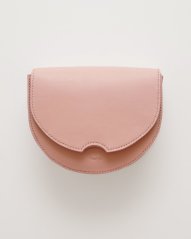 Kožená crossbody kabelka Anita jemná ružová