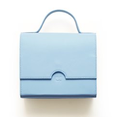 Kožená kabelka Anna bledomodrá