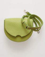 Kožená crossbody kabelka Anita pistáciová