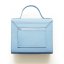 Kožená kabelka Anna bledomodrá